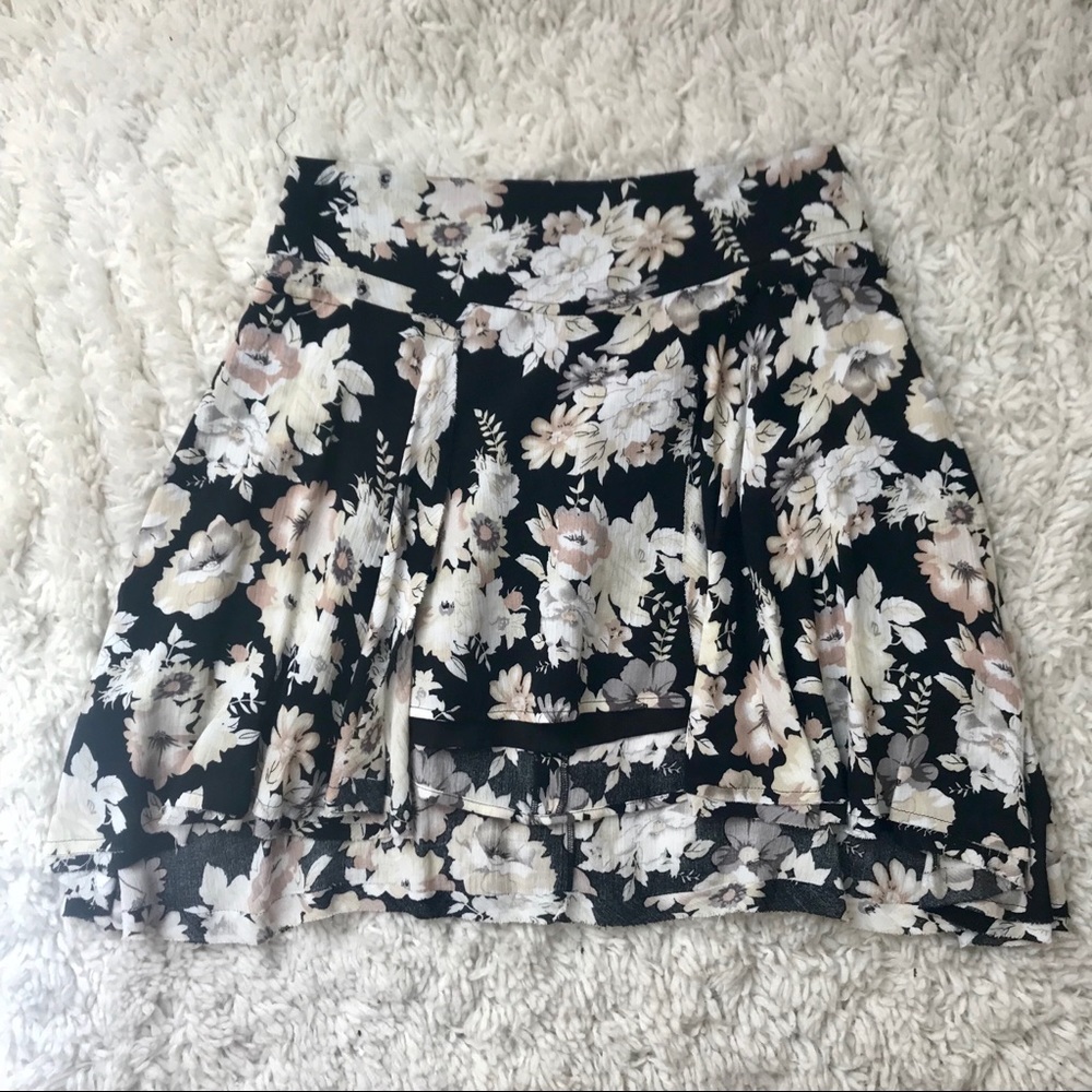 Free People Floral Skirt
